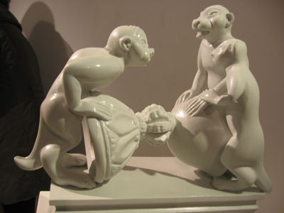 Kungl György porcelán kisplasztikája